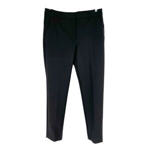 WHBM Slim Ankle Pants Womens Size 8 Black Classic Trousers 27in Inseam